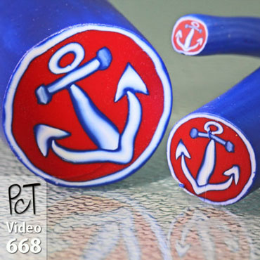 Nautical Anchor Cane Vol-85 Vid-668