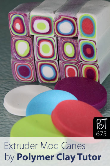 Polymer Clay Extruder Mod Cane Project Vid-675