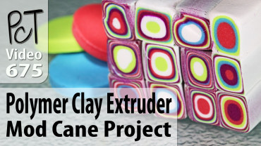 Polymer Clay Extruder Mod Cane Project Vid-675