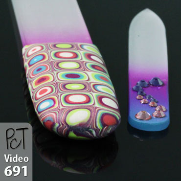 Glass Nail Files Review For Polymer Clayers Vid-691