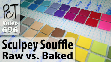 Sculpey Souffle Raw vs Baked Vid-696
