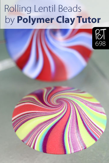 Rolling The Perfect Swirly Lentil Bead Vid-698