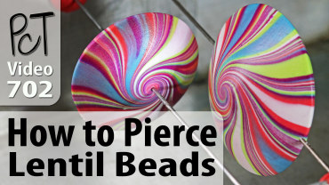 How To Pierce Lentil Beads Vid-702