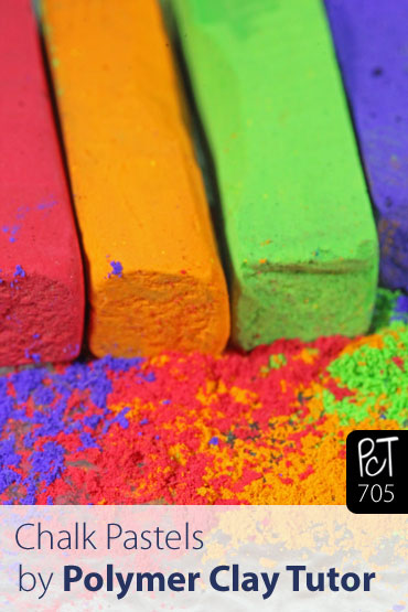 Chalk Pastels On Polymer Clay Vid-705