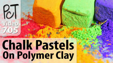 Chalk Pastels On Polymer Clay Vid-705