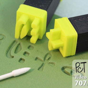 Stampies - Design Stamps For Polymer Clay Vid-707