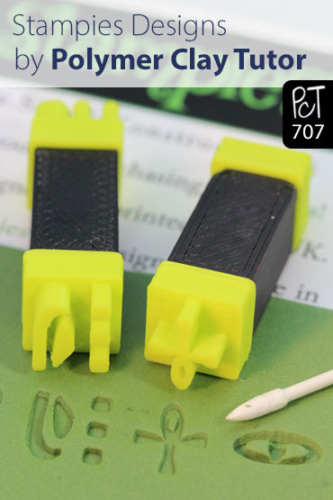Stampies - Design Stamps For Polymer Clay Vid-707