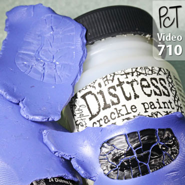 Distress Crackle Paint On Polymer (Update) Vid-710