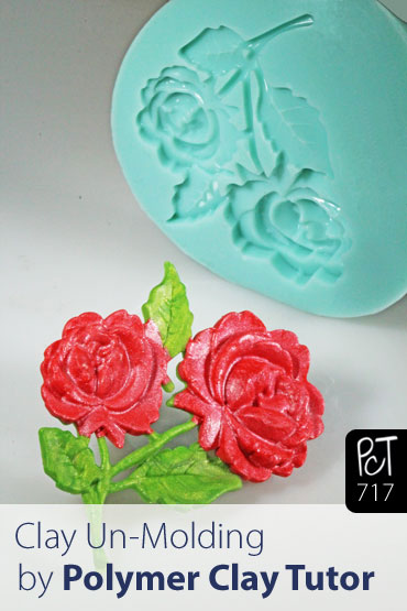 Removing Clay From Silicone Molds Vid-717