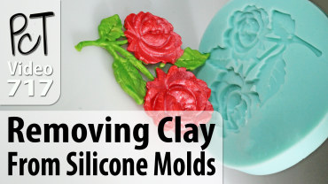 Removing Clay From Silicone Molds Vid-717