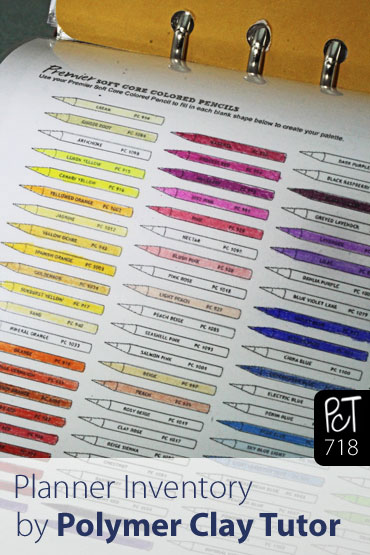 Paper Planner Art Supply Inventory Vid-718