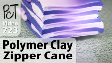 Polymer Clay Zipper Cane Vol-723