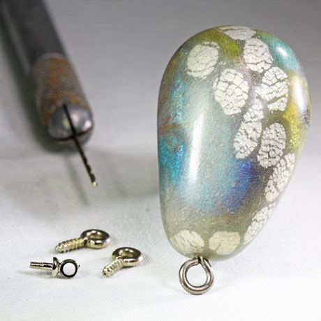 Adding Screw Eyes To Polymer Clay Vid-724