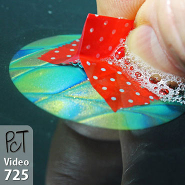 Scotch Tape Handle Sanding Small Beads Vid-725