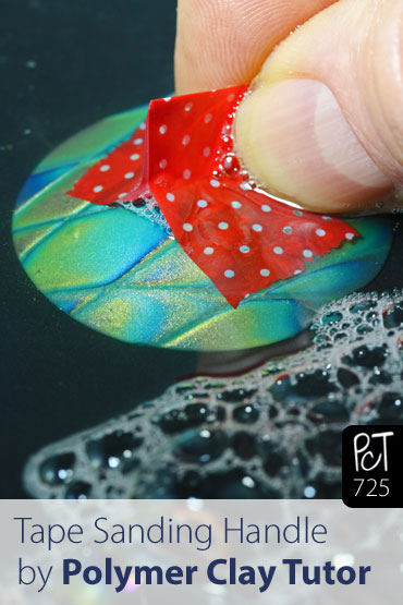 Scotch Tape Handle Sanding Small Beads Vid-725