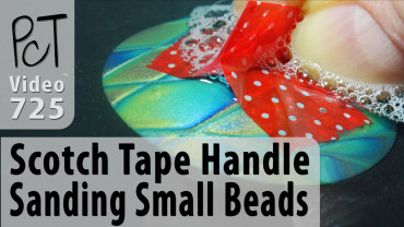 Scotch Tape Handle Sanding Small Beads Vid-725