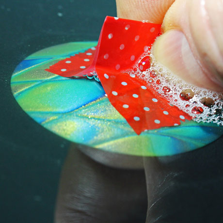 Scotch Tape Handle Sanding Small Beads Vid-725