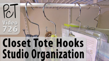 Closet Tote Hooks Studio Organization Vid-726