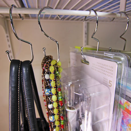 Closet Tote Hooks Studio Organization Vid-726