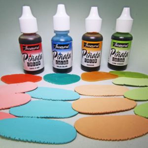 Tinting Polymer Clay WIth Pinata Inks Vid-728