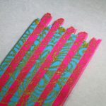 Striped Pattern Polymer Clay Sheet Vid-736