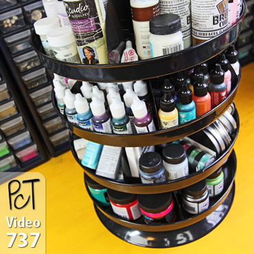 Revolving Bins For Craft Storage Vid-737