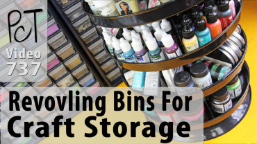 Revolving Bins For Craft Storage Vid-737
