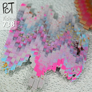 Scrap Clay Bargello Technique Vid-738