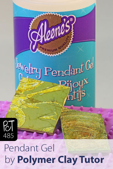 Aleene's Jewelry Pendant Gel on Polymer Clay Vid-485