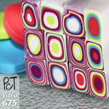 Polymer Clay Extruder Mod Cane Project Vid-675