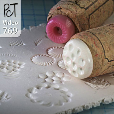 DIY Texture Stamps Made From Wine Corks & Buttons Video #769