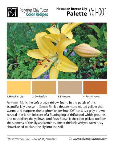 Hawaiian Breeze Lily Palette c-001 Premo