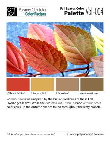 Fall Leaves Color Palette c-004 Premo