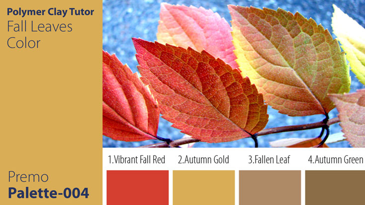 Fall Leaves Color Palette c-004 Premo