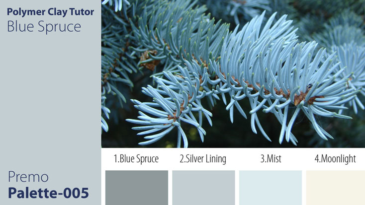 c-005 Blue Spruce Palette Premo Blue Spruce Palette c-005 Premo