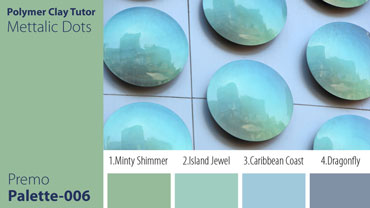 Metallic Dots Palette c-006 Premo