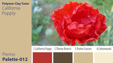 California Poppy Palette c-012 Premo