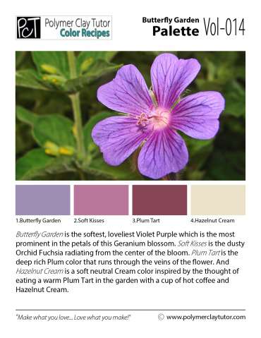 Butterfly Garden Palette c-014 Premo
