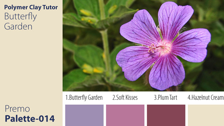 Butterfly Garden Palette c-014 Premo