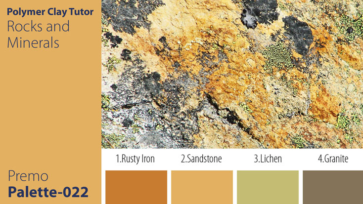 c-022 Rocks and Minerals Palette Premo Rocks and Minerals Palette c-022 Premo