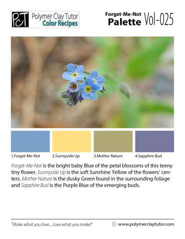 Forget-Me-Not Palette c-025 Premo