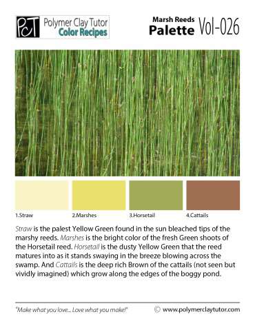 Marsh Reeds Palette c-026 Premo