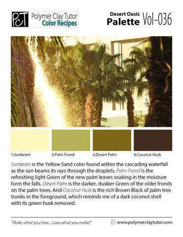 Desert Oasis Palette c-036 Premo