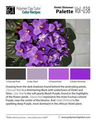 Violet Shimmer Palette c-038 Premo