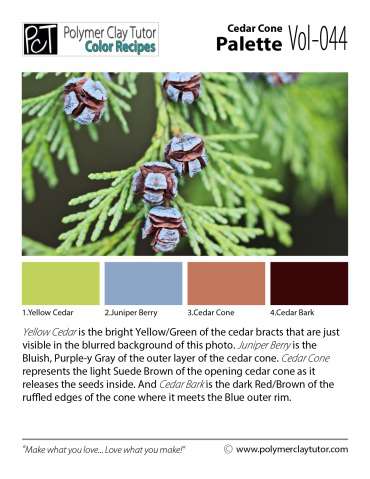 Cedar Cone Palette c-044 Premo