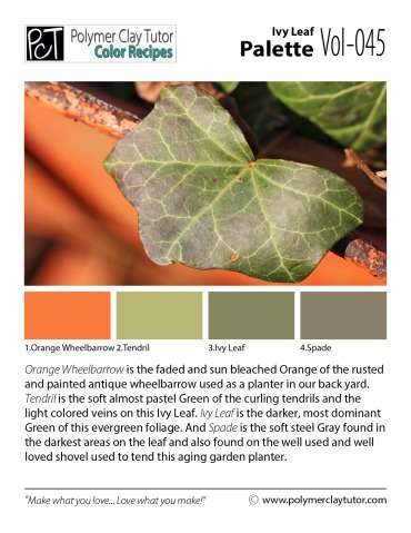 Ivy Leaf Palette c-045 Premo