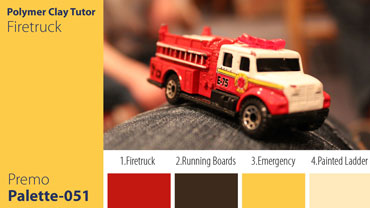 Firetruck Palette c-051 Premo