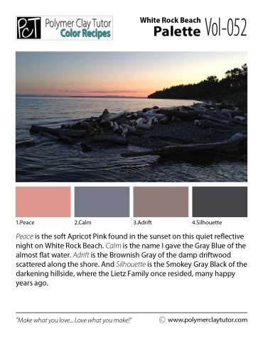 White Rock Beach Palette c-052 Premo