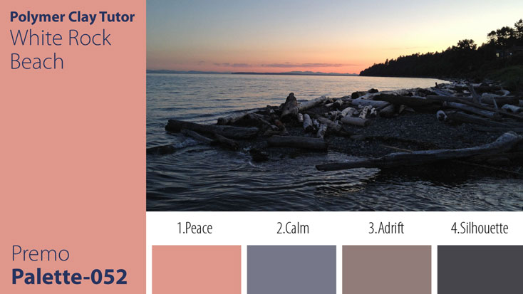 c-052 White Rock Beach Palette Premo White Rock Beach Palette c-052 Premo