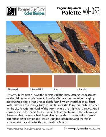 Oregon Shipwreck Palette c-053 Premo